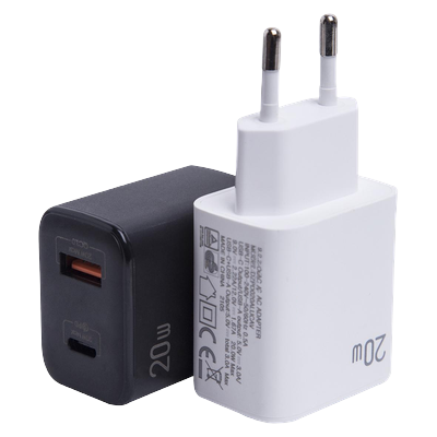 YN20WPD 21W Ultra-thin Power Adapter PD3.0/QC4+ Fast Charging Mirror Design Universal Charger for Phones and Tablets