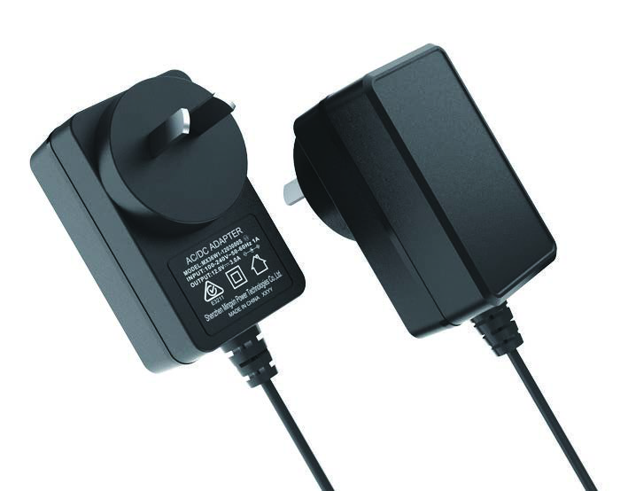 36W 5A大电流卧式插墙电源适配器 YN36W 多国认证UL/CE/FCC