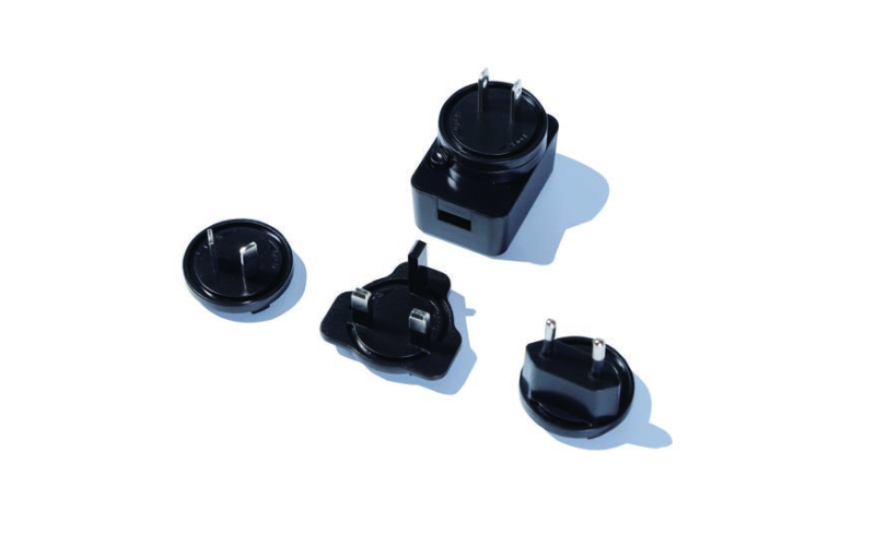 Power Adapter YN15W 15W Adjustable Voltage Dual Standards IEC62368+IEC61558 Energy Efficiency Level VI Interchangeable Plug Vertical/Horizontal Options Available