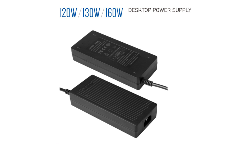 YN160W 160W Desktop Power Adapter, Wide Input Voltage 9-58V/12.5A High Current Industrial Grade